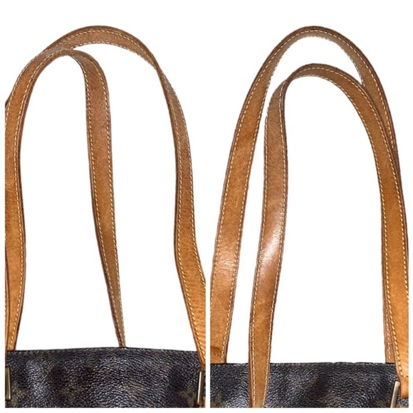 LOUIS VUITTON Authentic Cabas Mezzo TH0032 Shoulder Bag Code Large Tote Bag - Picture 6 of 13